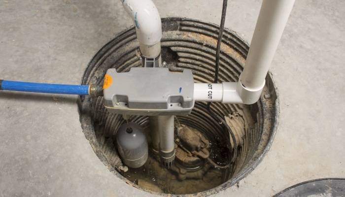 Sump Pump In A Basement Sump Pump In A Basement